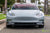 Satin Battleship Gray Performance Tesla Model 3 with Carbon Fiber Tesla Model 3 Front Apron (Front Lip or Front Splitter) by T Sportline