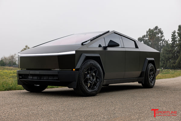 3M Satin Gold Dust Black Tesla Cybertruck with CT7 20