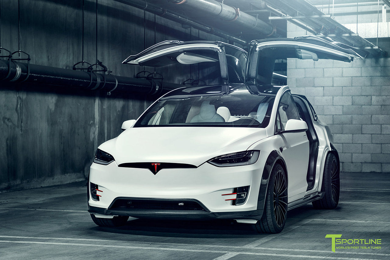 'T Largo' 4 of 20 - 3M Satin Pearl White Tesla Model X