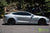 Silver Tesla Model S 2.0 with 19 Inch TST Wheels in Matte Black 