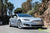Silver Tesla Model S 2.0 with 20 Inch TST Wheels in Brilliant Silver 
