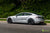 Silver Tesla Model S with 19" TSS Flow Forged Wheels in Matte Black by T Sportline