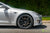 Silver Tesla Model S with 20" TSS Flow Forged Wheels in Matte Black by T Sportline 