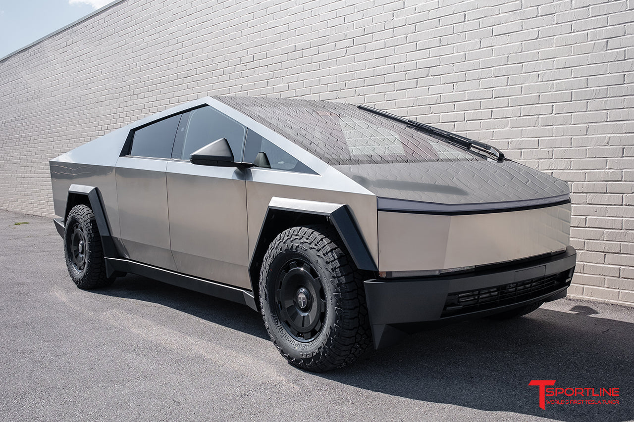 Cybertruck with CTM 18" Fully Forged Lightweight Wheels