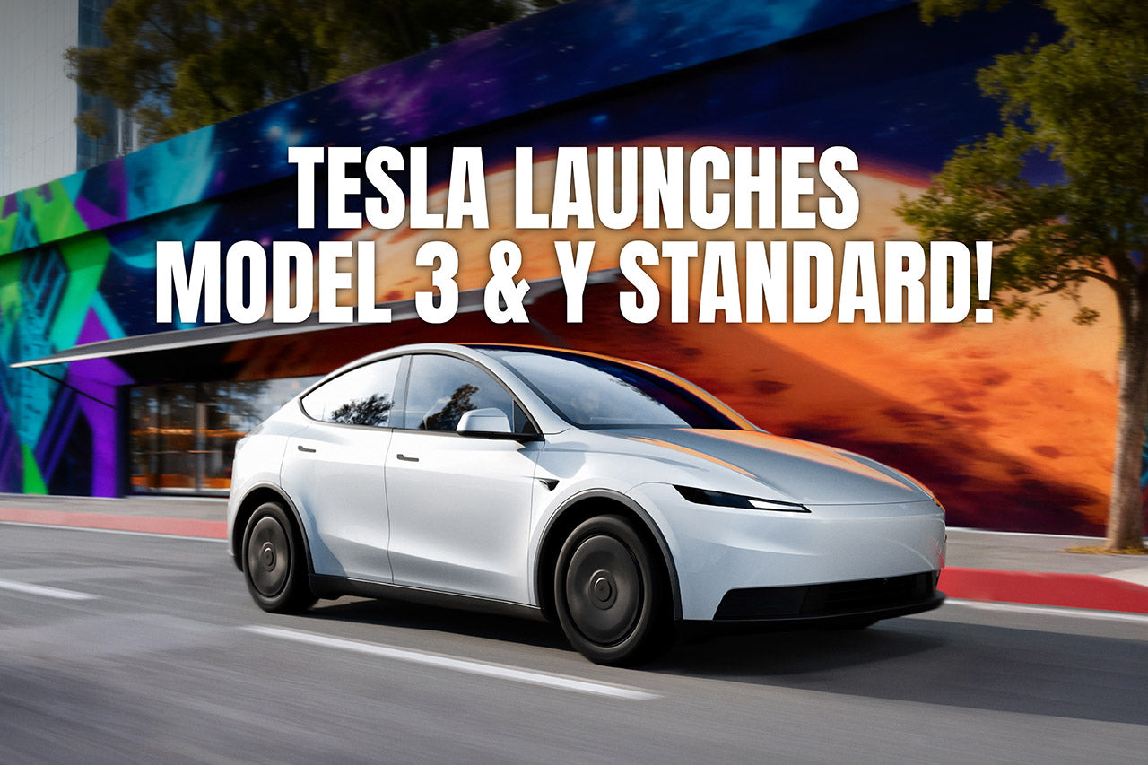 Tesla Launches Model 3 & Y Standard