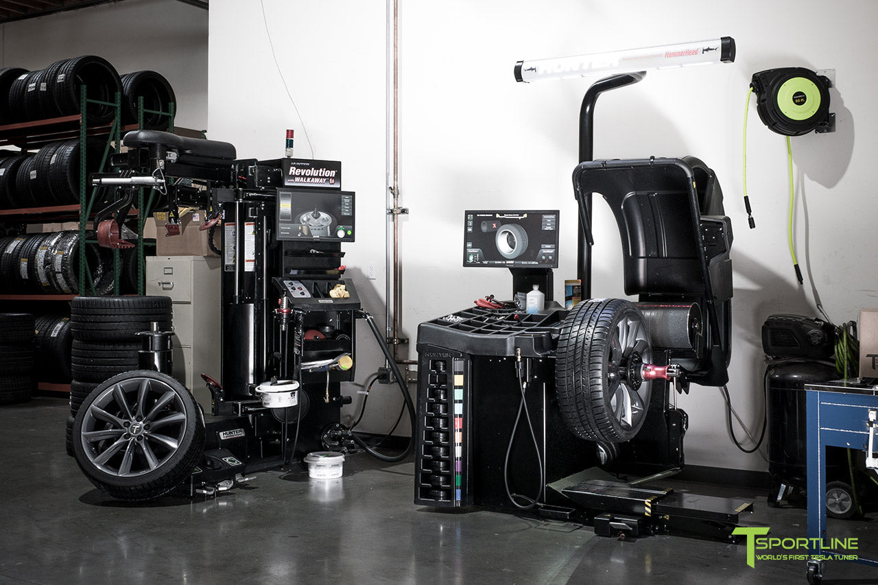 Tesla Model S Wheel & Tire Installation