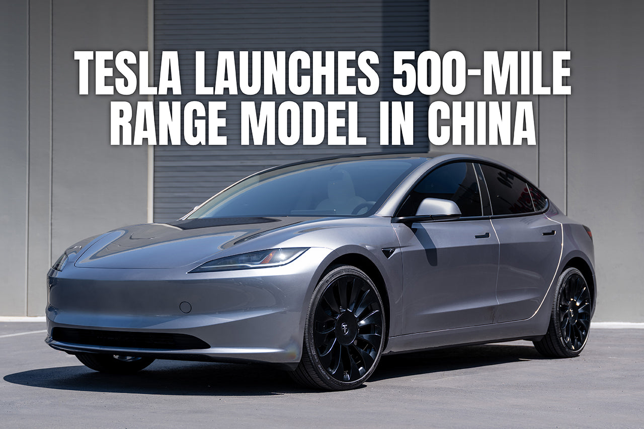 Tesla Launches 500-Mile Range Model 3 in China