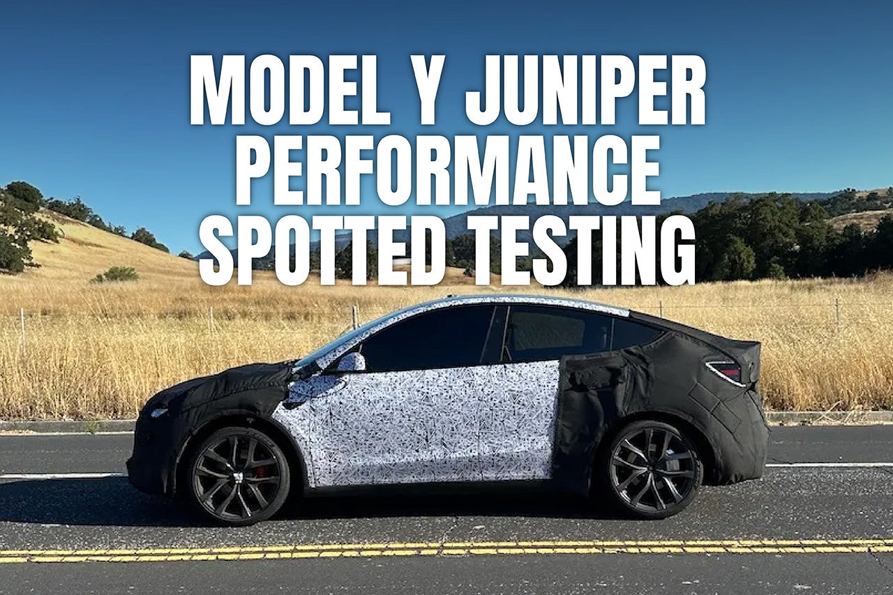 Model Y Juniper Performance Spotted Testing