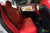 Tesla Model 3 Custom Leather Seat Upgrade Interior Kit - Red Leather - Signature Diamond Quilt by T Sportline 1