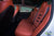Tesla Model 3 Custom Leather Seat Upgrade Interior Kit - Tangerine Orange Leather - Black Suede Insignia - Perforated by T Sportline