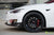 Matte Pearl White Tesla Model S 2.0 Facelift with 21" TS112 Forged Wheel in Gloss Black