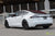 Matte Pearl White Tesla Model S 2.0 Facelift with 21" TS112 Forged Wheel in Gloss Black