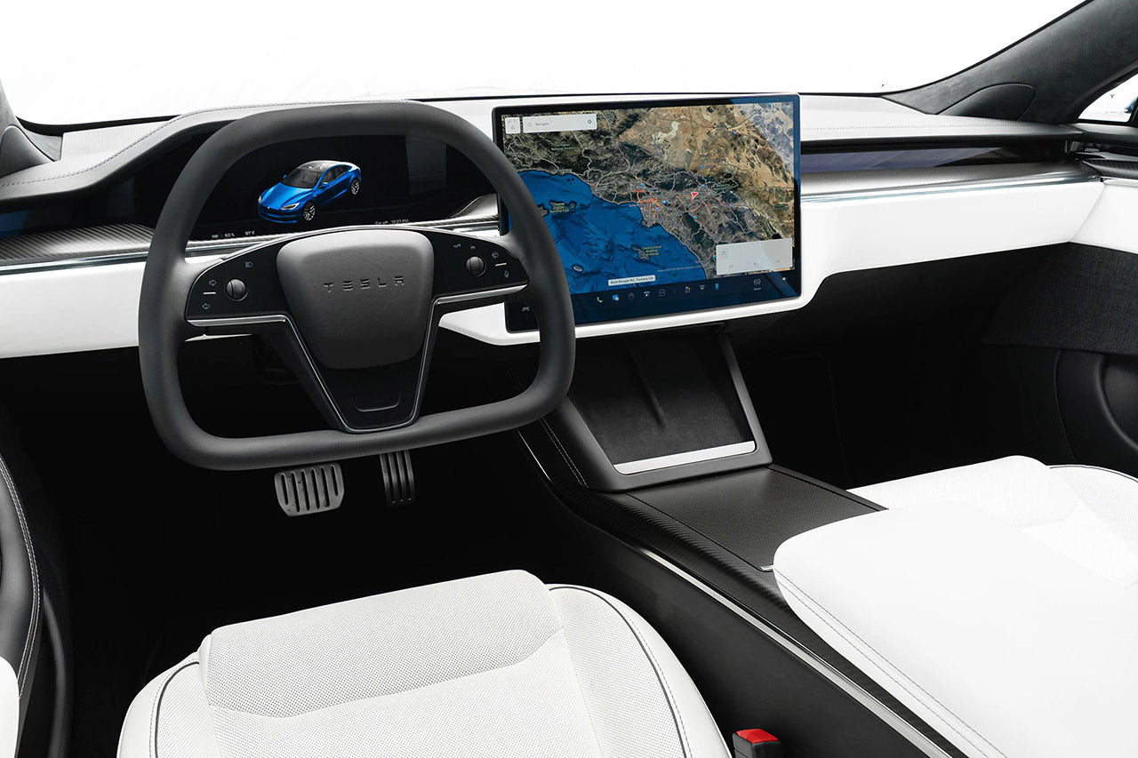Tesla Model S Yoke Steering Wheel Upgrade