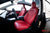 Tesla Model Y Juniper with Red Diamond Quilt Interior