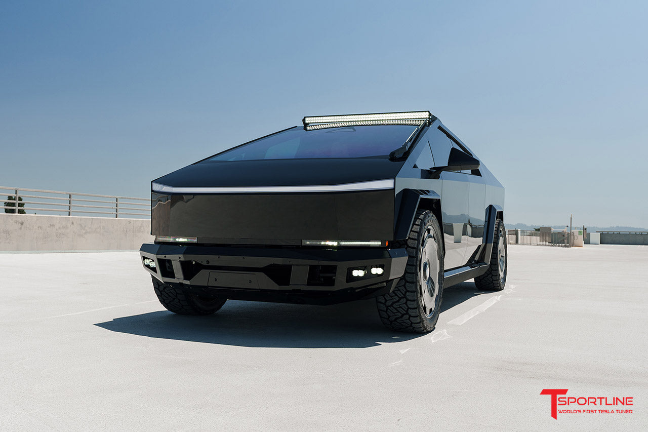 TMaxx Gloss Hyper Black Tesla Cybertruck with Cement Custom Interior