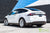 White Model X with 20" TST Tesla Wheel in Brilliant Silver