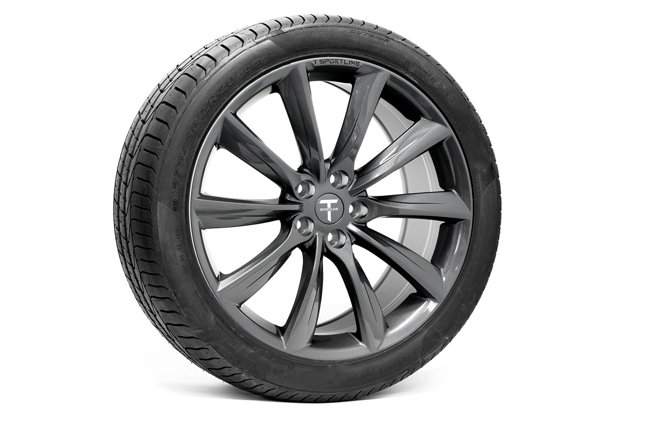 Tesla Model S 20 inch Tesla Aftermarket Wheel and Winter Tire Package