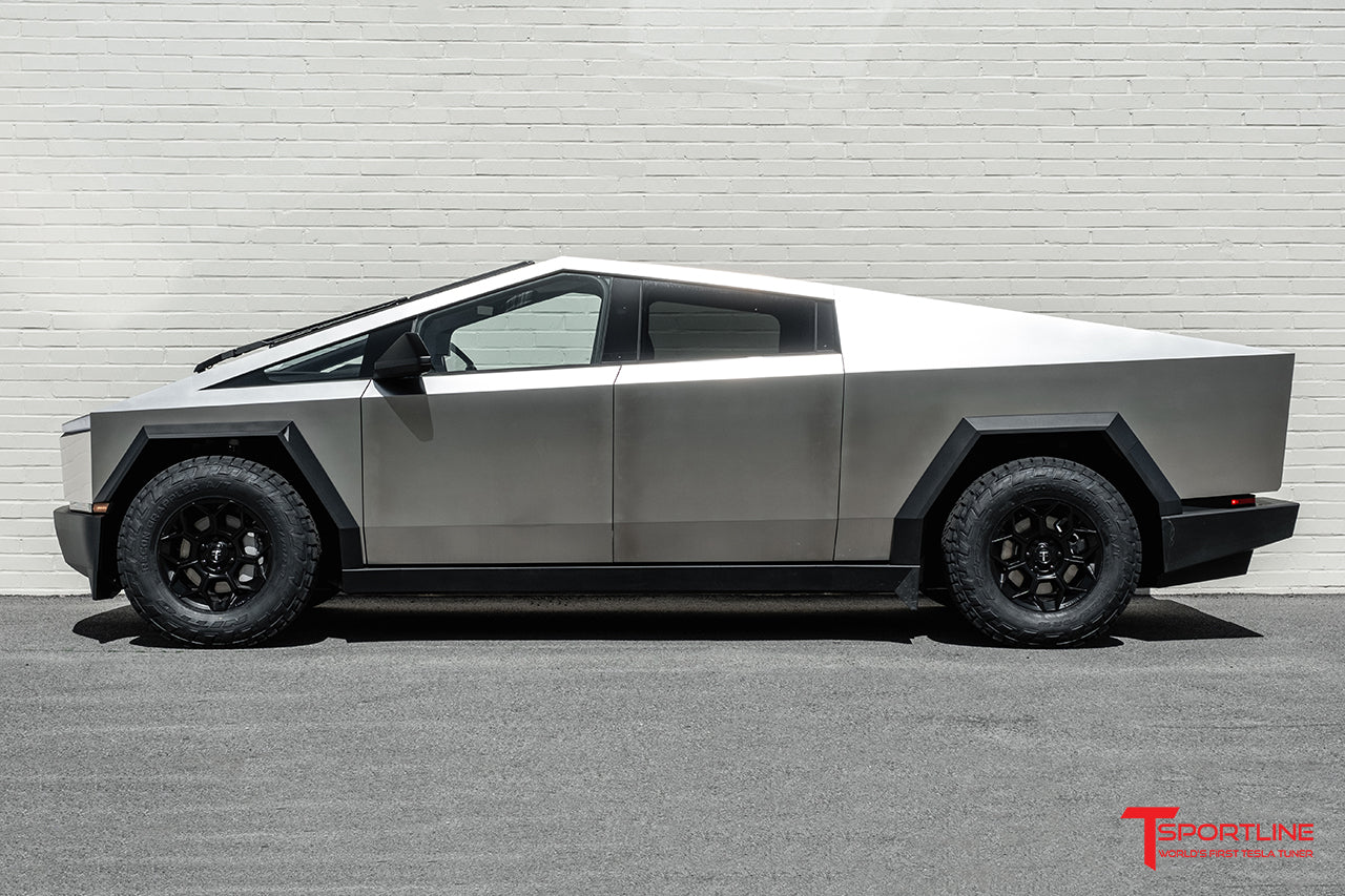 Super Saver! Tesla Cybertruck CT7 18" Fully Forged Lightweight Tesla Wheel and Tire Package (Set of 4)