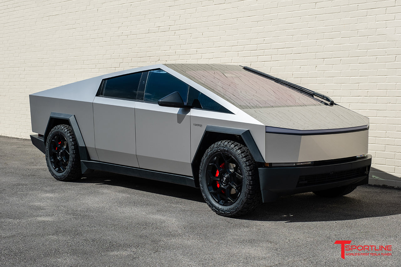 CT7 22" Tesla Cybertruck Fully Forged Lightweight Tesla Wheel and Tire Package (Set of 4)