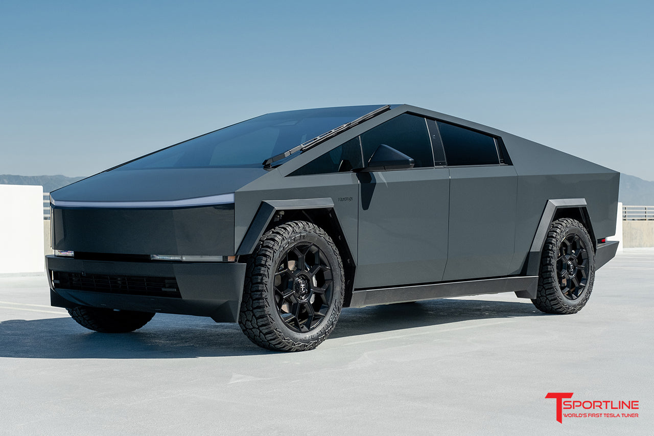 CT7 22" Tesla Cybertruck Fully Forged Lightweight Tesla Wheel and Tire Package (Set of 4)