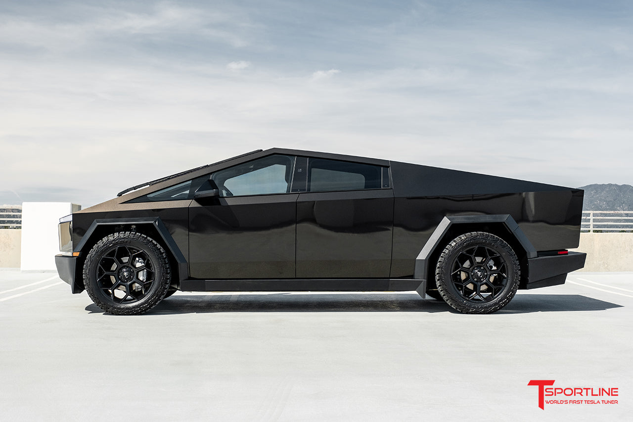 Tesla Cybertruck CT7 24" Fully Forged Lightweight Tesla Wheel and Tire Package (Set of 4) Open Box Special!