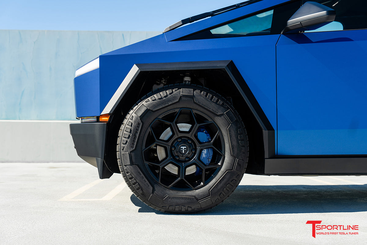 CT7 20&quot; Tesla Cybertruck Fully Forged Lightweight Tesla Wheel and Tire Package (Set of 4)