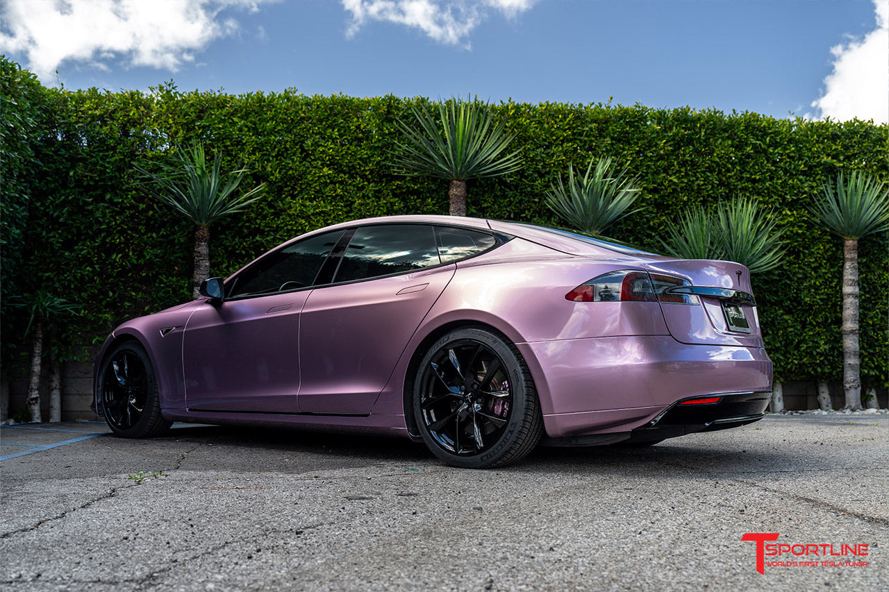 Tesla Model S Color Change Vinyl Wrap Complete Vehicle
