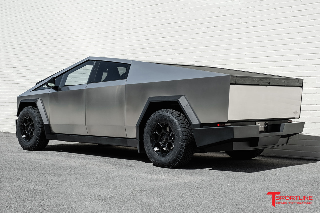 Super Saver! Tesla Cybertruck CT7 18" Fully Forged Lightweight Tesla Wheel and Tire Package (Set of 4)