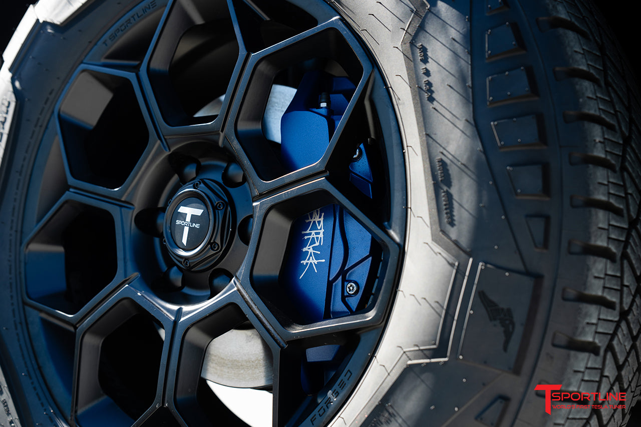 Tesla Cybertruck Brake Caliper Color Change (Custom Painted)