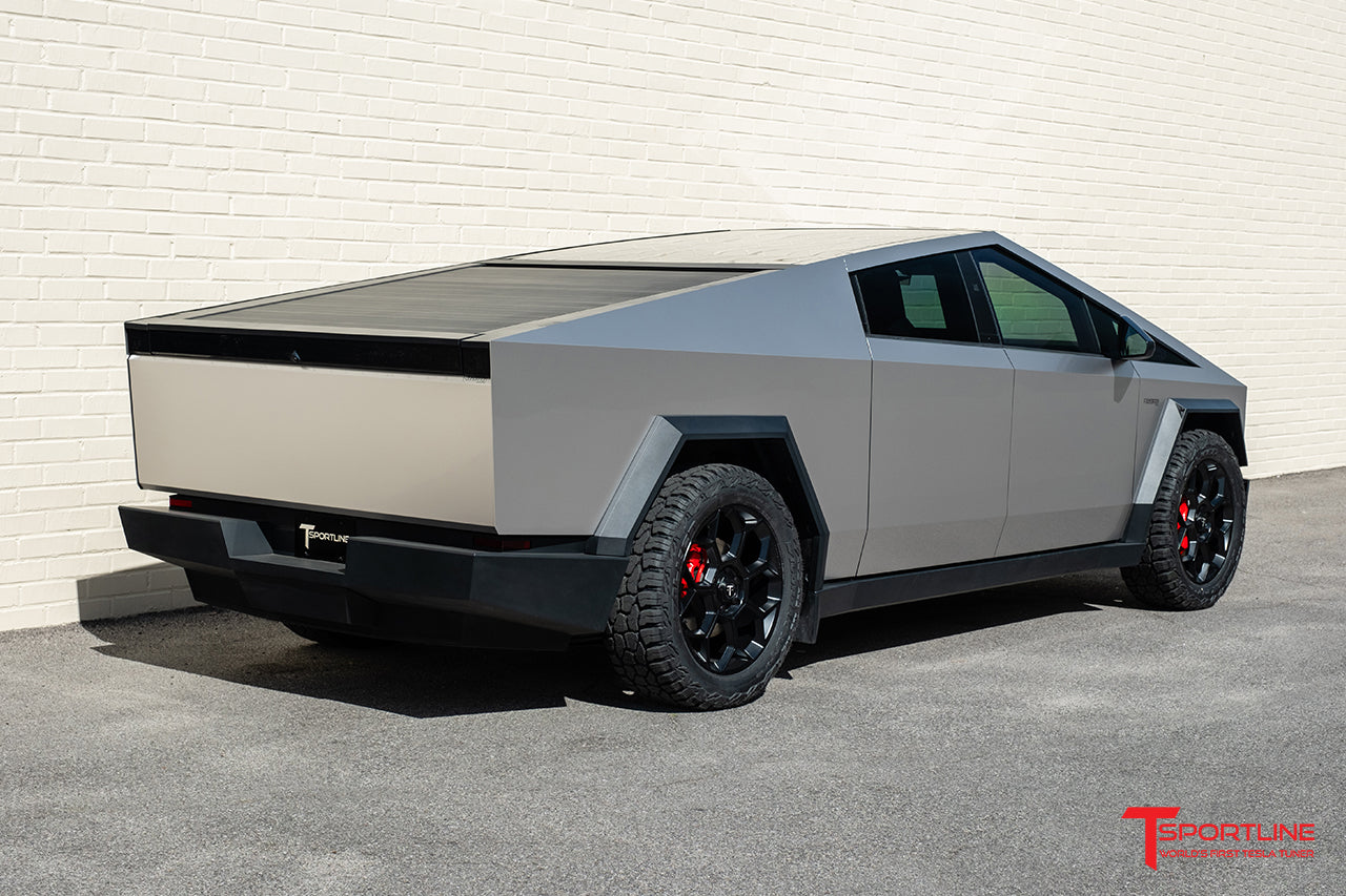 CT7 22" Tesla Cybertruck Fully Forged Lightweight Tesla Wheel and Tire Package (Set of 4)