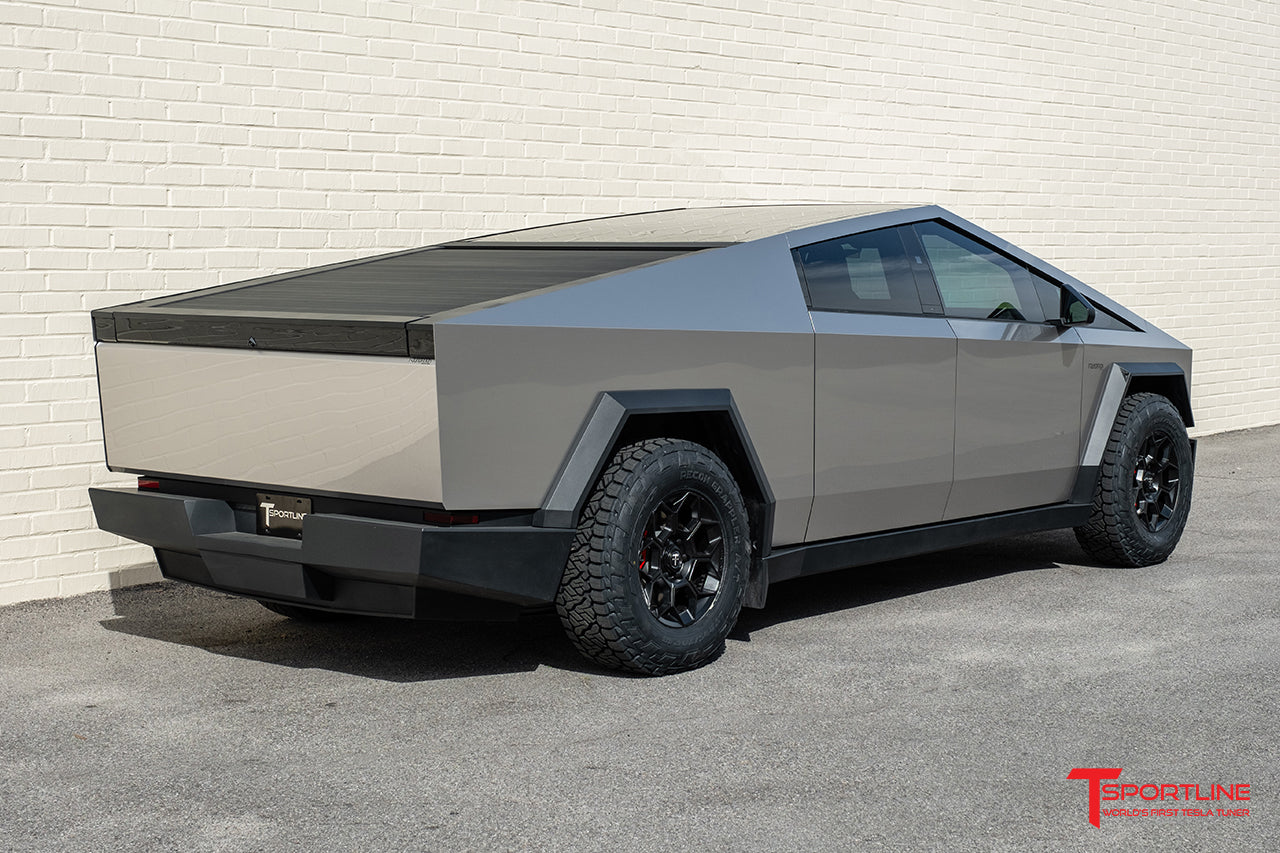 Super Saver! Tesla Cybertruck CT7 18" Fully Forged Lightweight Tesla Wheel and Tire Package (Set of 4)