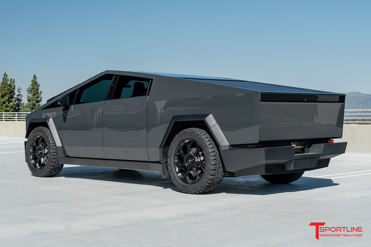 CT7 22" Tesla Cybertruck Fully Forged Lightweight Tesla Wheel and Tire Package (Set of 4)