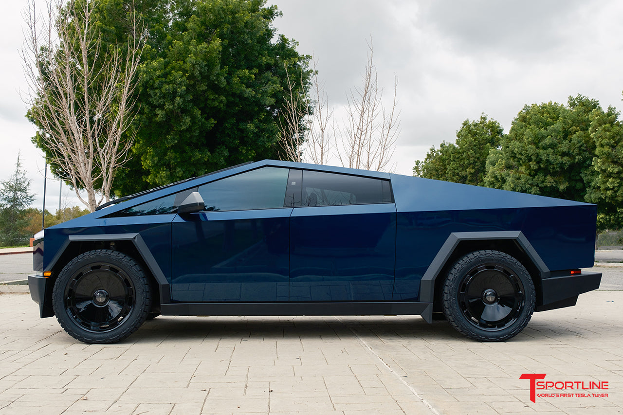 CTM 24" Tesla Cybertruck Fully Forged Monoblock Tesla Wheel and Tire Package (Set of 4)