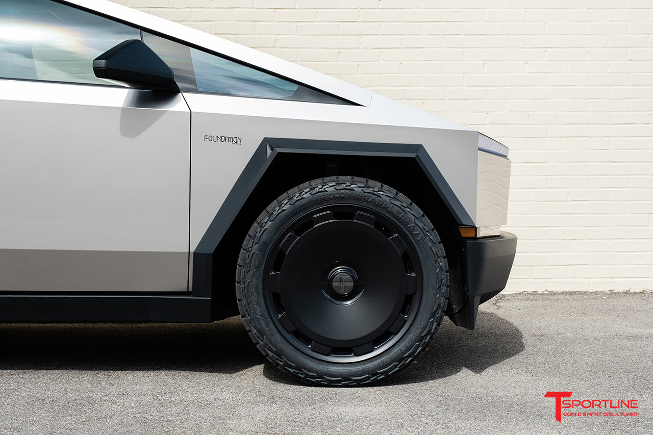 Tesla Cybertruck CTM 24" Fully Forged Monoblock Tesla Wheel and Tire Package (Set of 4) Overstock Blowout Special!