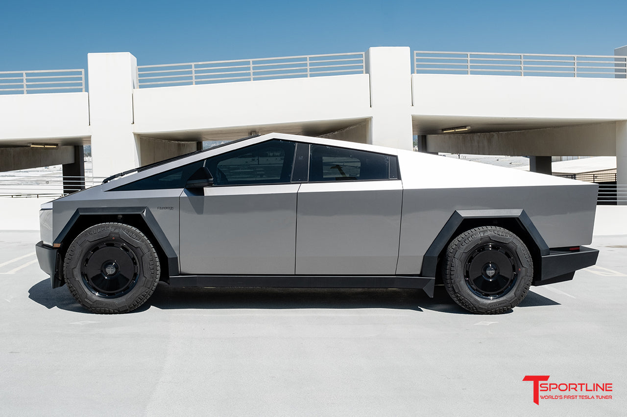 CTM 20" Tesla Cybertruck Fully Forged Monoblock Tesla Wheel and Tire Package (Set of 4)