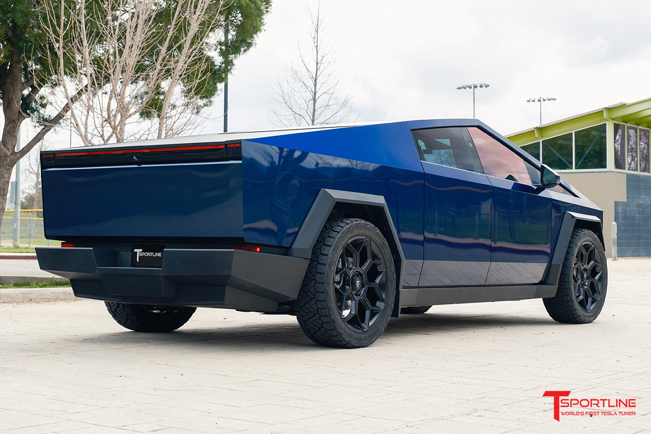 Tesla Cybertruck CT7 24" Fully Forged Lightweight Tesla Wheel and Tire Package (Set of 4) Open Box Special!