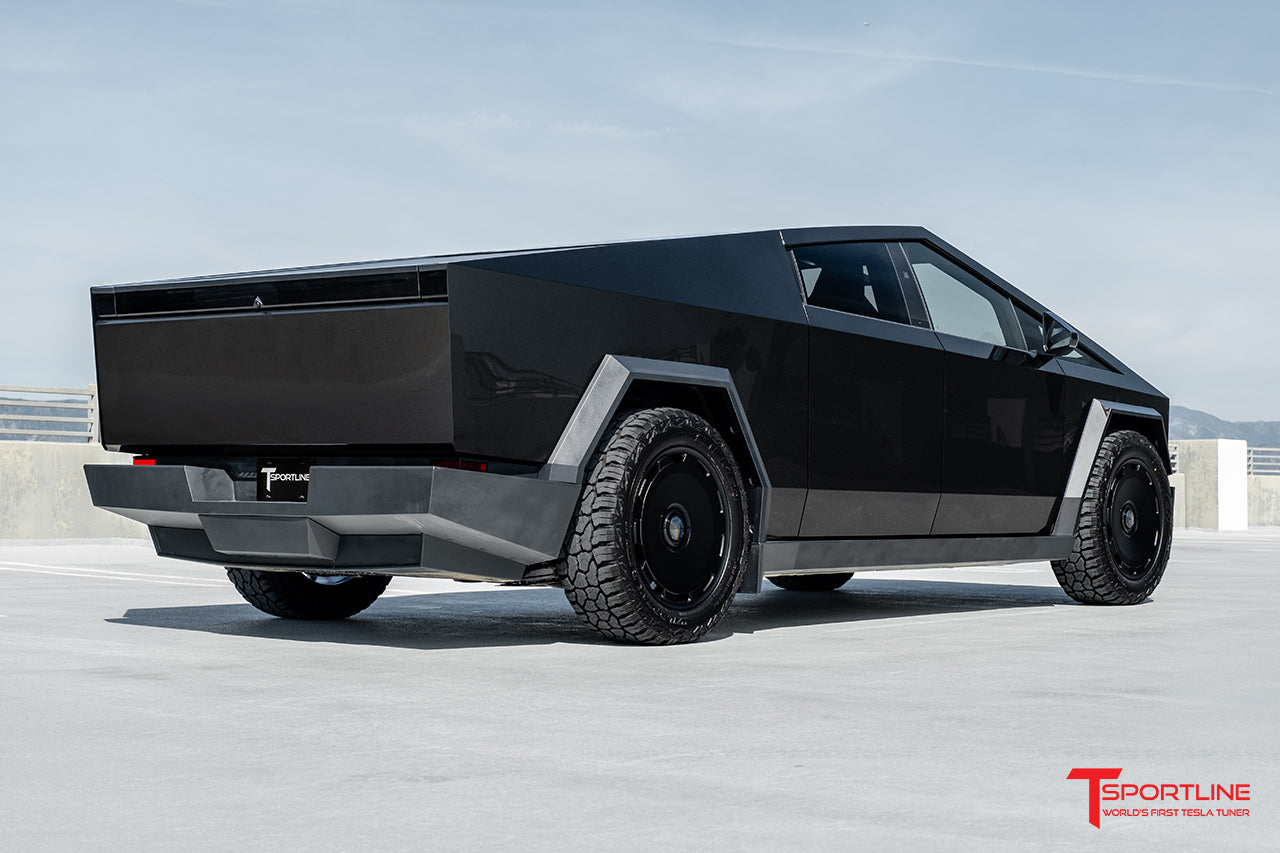 CTM 22" Tesla Cybertruck Fully Forged Monoblock Tesla Wheel and Tire Package (Set of 4)