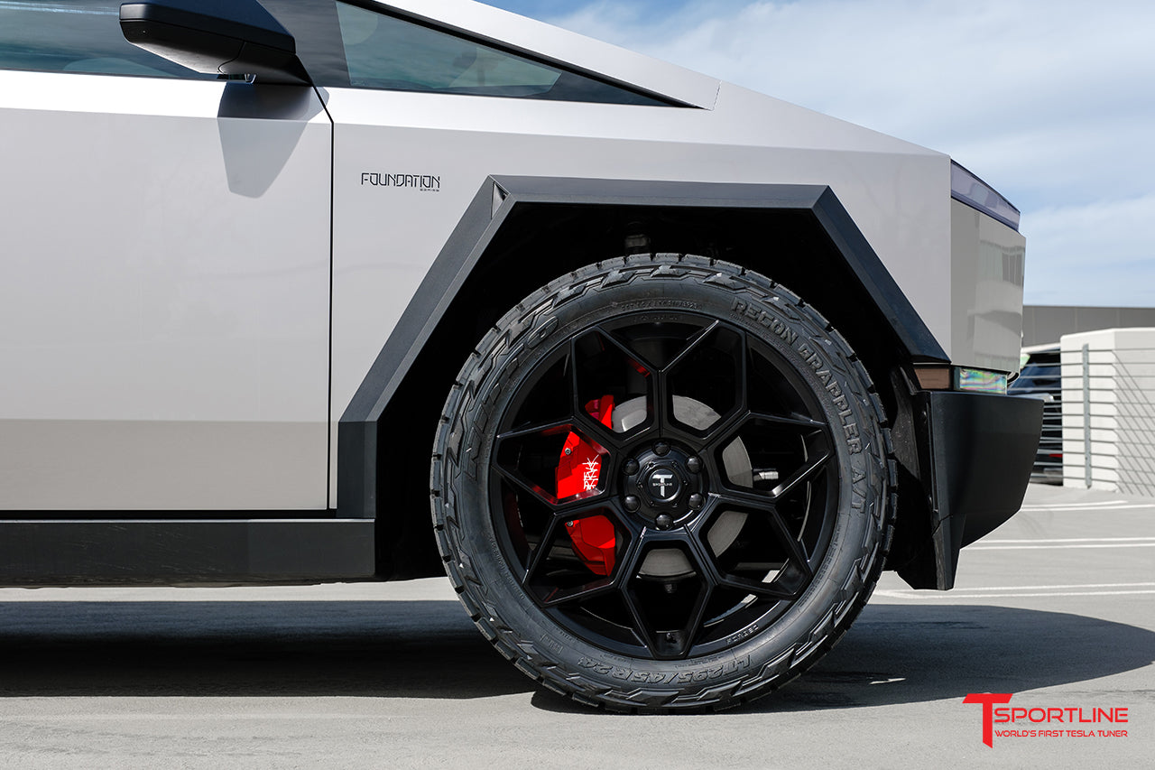 Tesla Cybertruck CT7 24" Fully Forged Lightweight Tesla Wheel (Set of 4) Open Box Special!