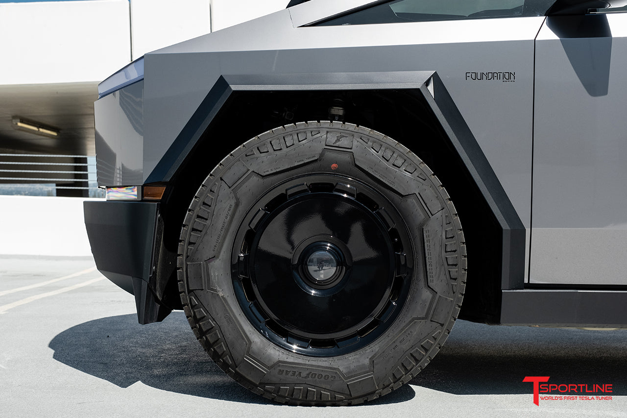 CTM 20" Tesla Cybertruck Fully Forged Monoblock Tesla Wheel and Tire Package (Set of 4)