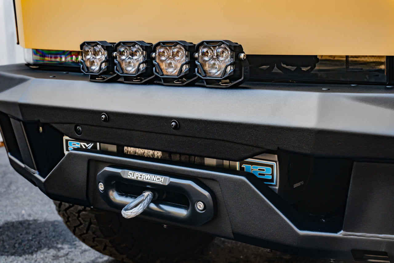 Tesla Cybertruck CTX Extreme Duty Steel Front Bumper with Integrated High-Output Power