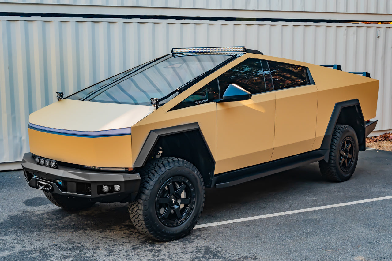 Tesla Cybertruck CTX Extreme Duty Steel Front Bumper with Integrated High-Output Power