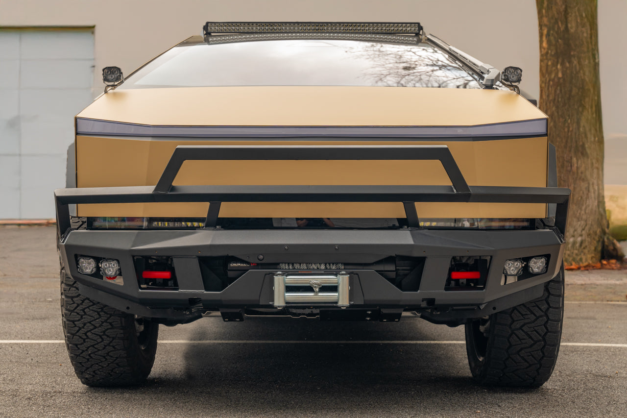 Tesla Cybertruck Bumper Tow Hook Red Silicone Slip-on Covers