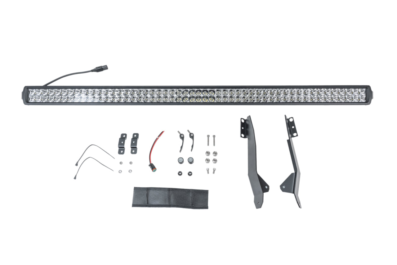 Tesla Cybertruck 50" LED Off Road Light Bar with Roof Top Quick Disconnect Kit