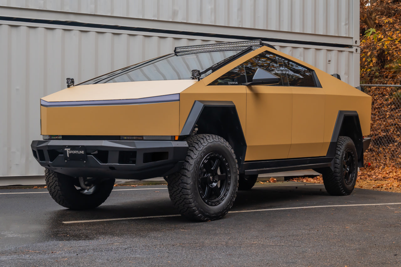 Tesla Cybertruck CTX Extreme Duty Steel Front Bumper with Integrated High-Output Power