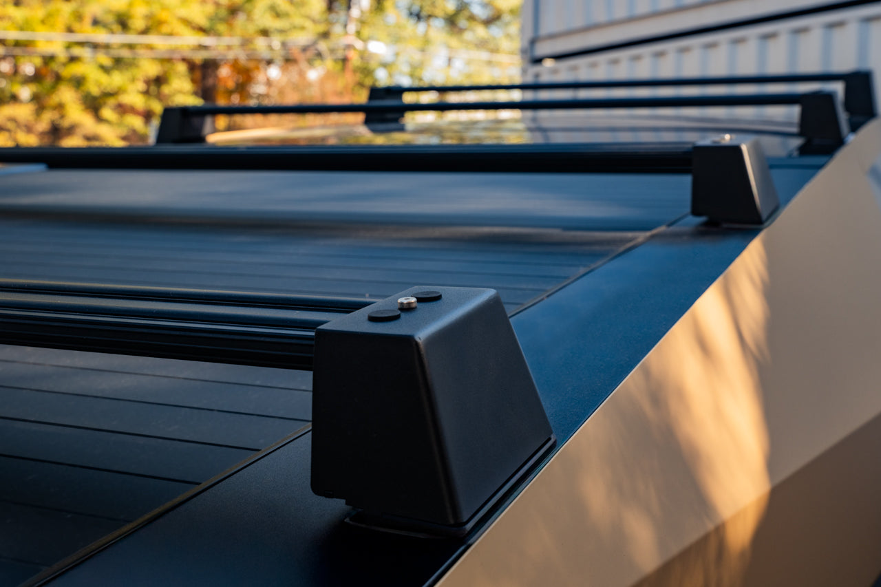 Tesla Cybertruck Cargo Crossbars for Roof / Bed Rail Rack Set of Four (4 Cross Bars)