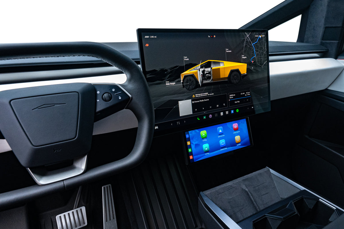 Tesla Cybertruck Apple CarPlay &amp; Android Auto Smart Dash Screen