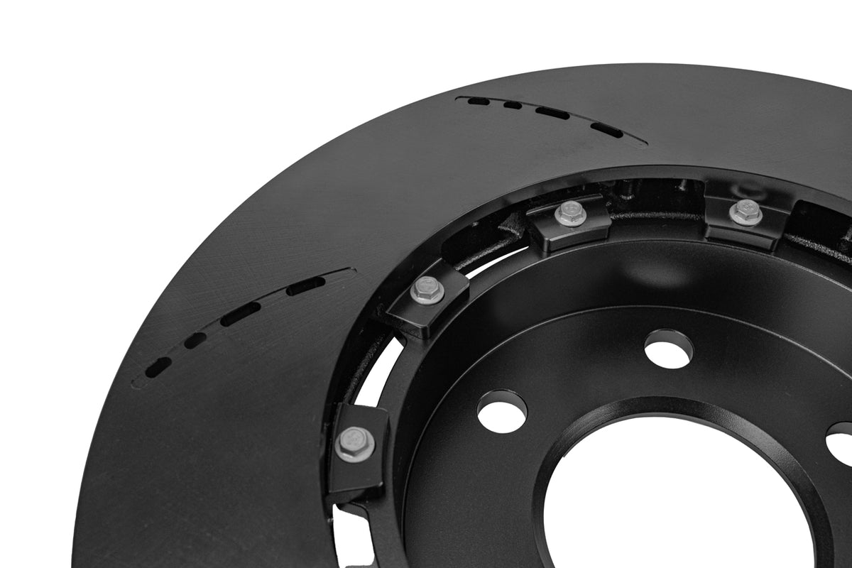 Tesla Cybertruck Lightweight Two-Piece High Performance Slotted &amp; Cross Drilled Brake Rotors