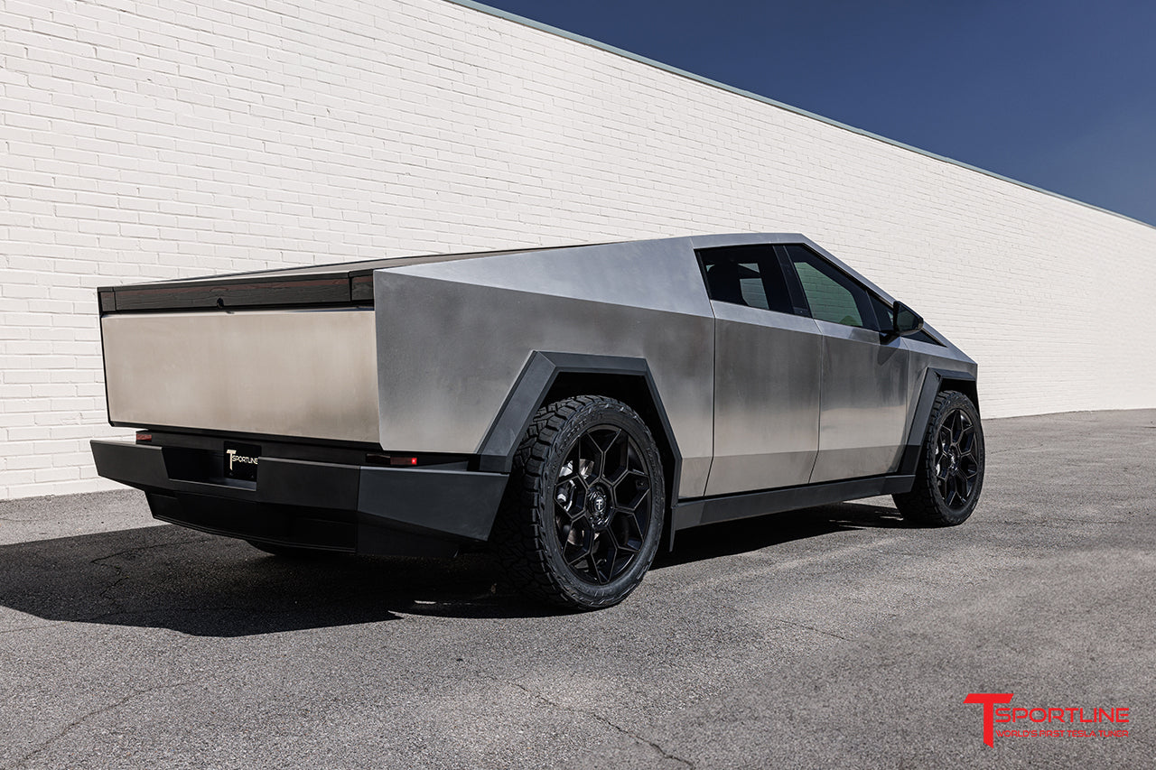 Tesla Cybertruck CT7 24" Fully Forged Lightweight Tesla Wheel and Tire Package (Set of 4) Open Box Special!