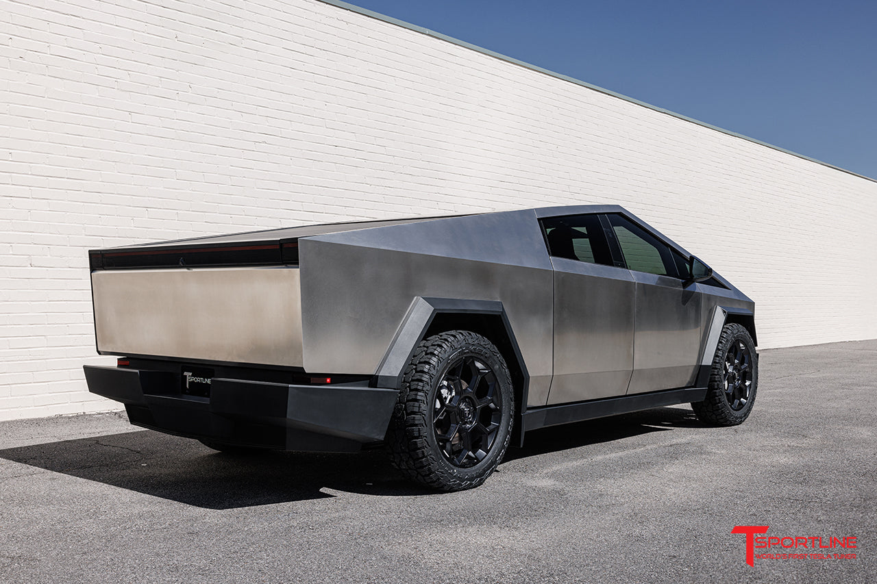 CT7 22" Tesla Cybertruck Fully Forged Lightweight Tesla Wheel and Tire Package (Set of 4)