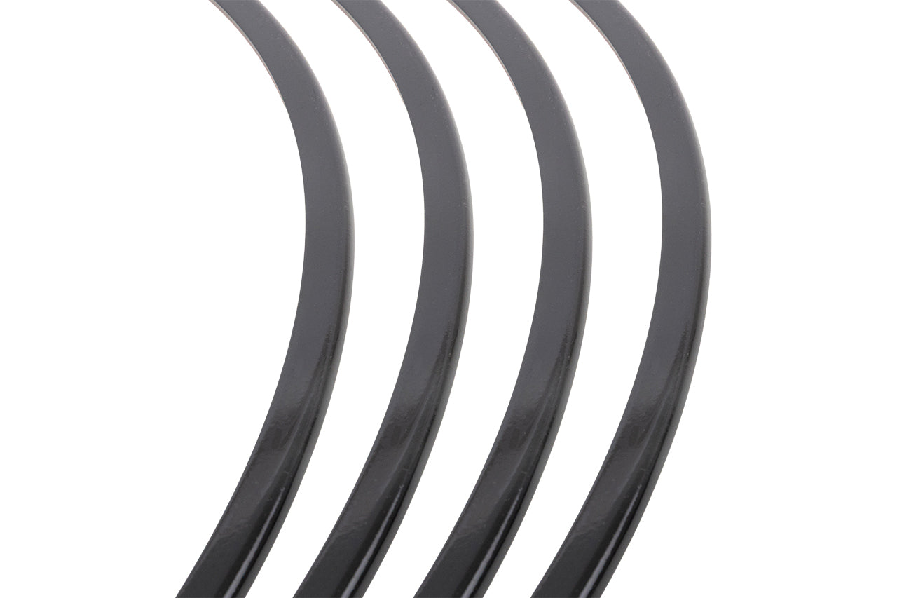 Tesla Wheel Rim Protection System - Aluminum Ring Curb Rash / Scratch Guards (Set of 4)